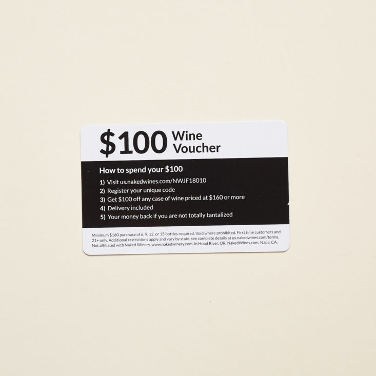 wine voucher