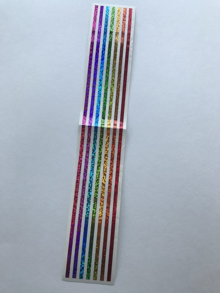 Rainbow Stripe Stickers