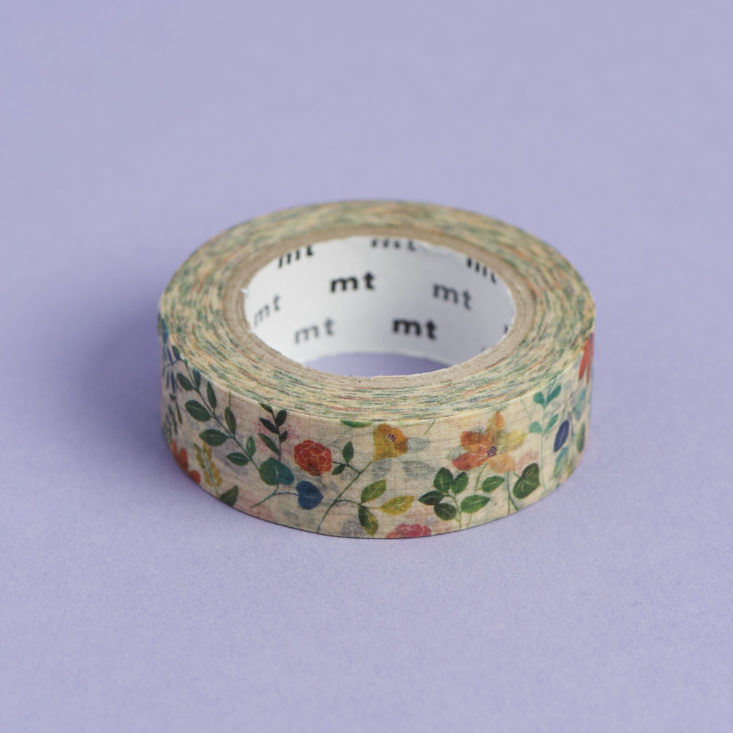 mt watercolor flowers washi tape