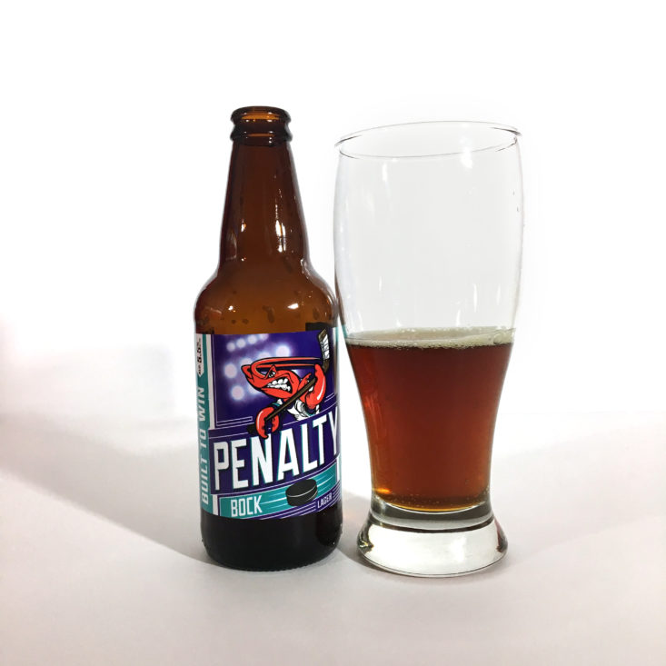 The Microbrewed Beer of the Month Club November 2017 - Penalty Bock Glass
