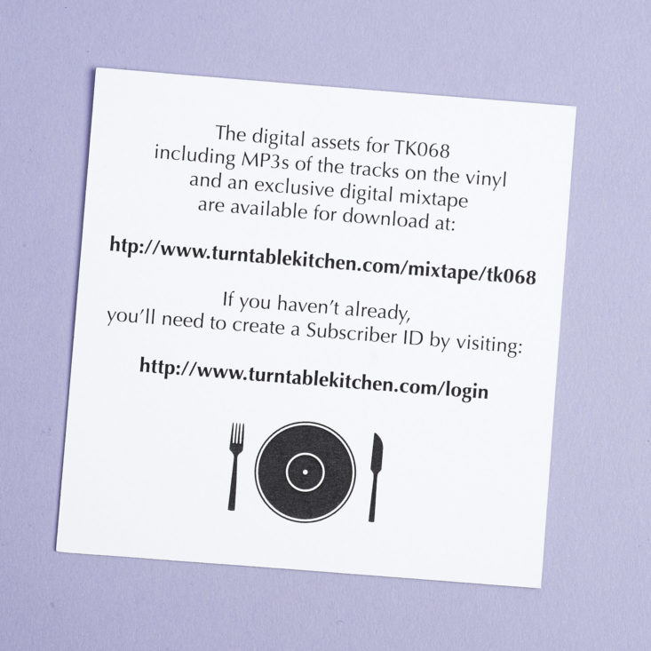 digital download coupon for TK068