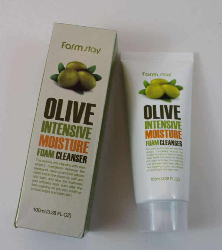 Farmstay Olive Intensive Moisture Foam Cleanser 