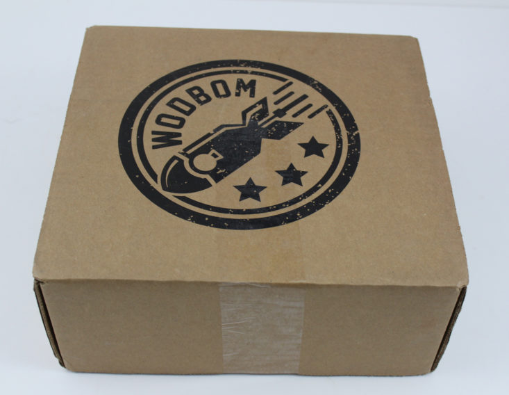 cardboard wodbom box for december 2017