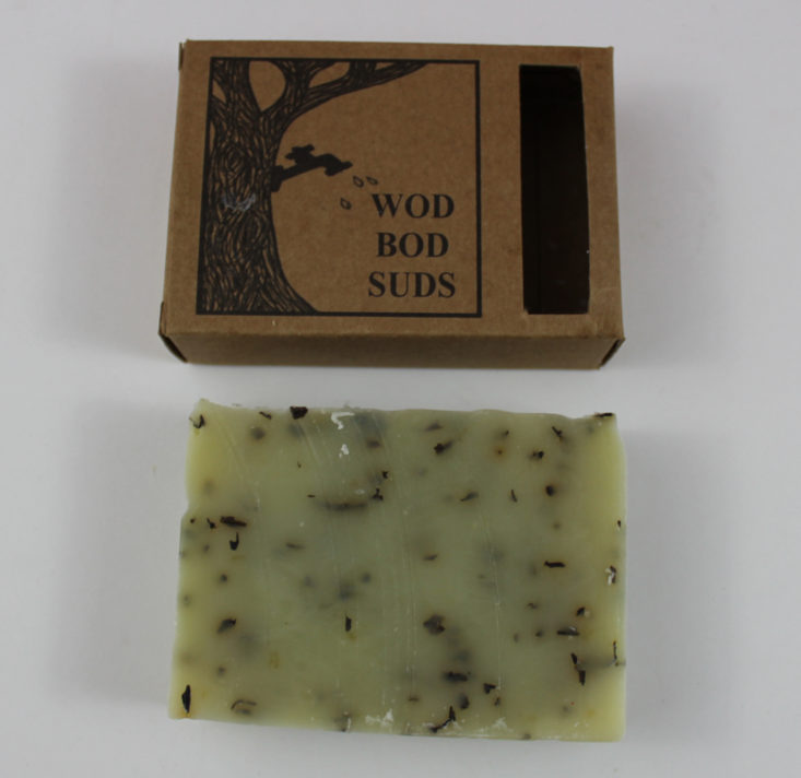 speckled soap and package