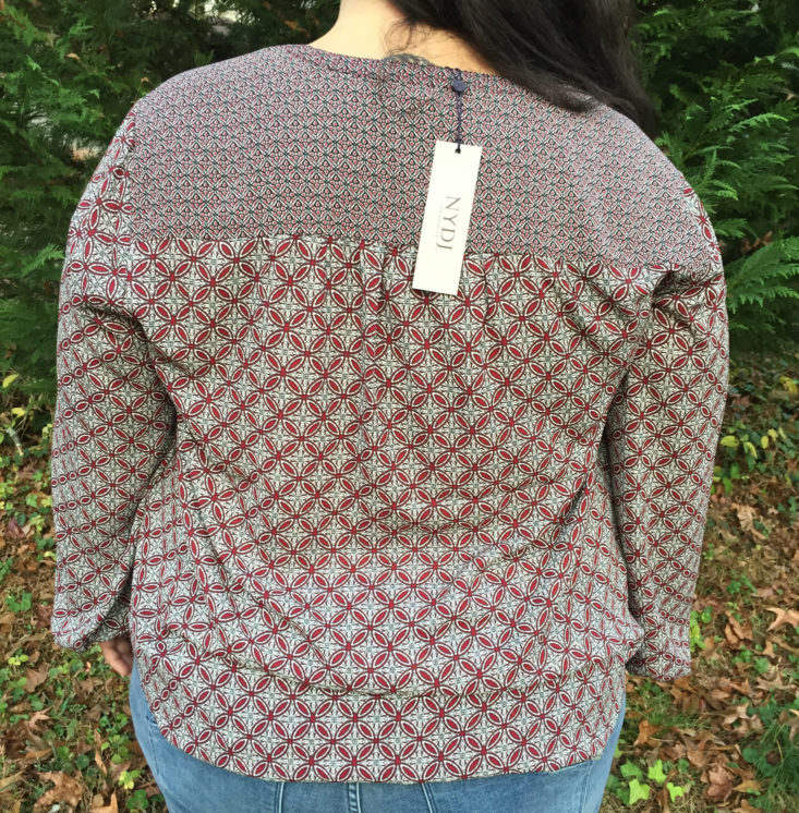 NYJD Peasant Top back