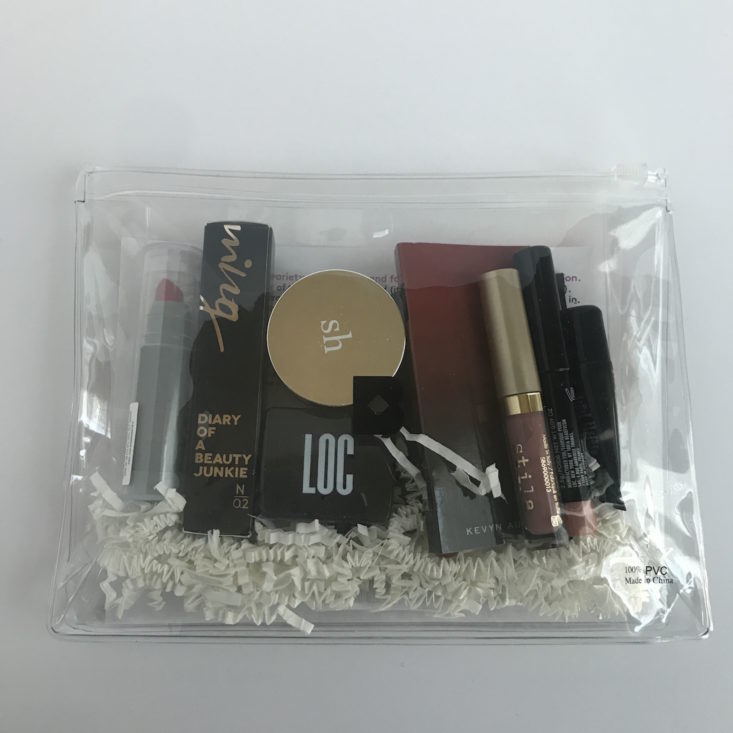 Birchbox Lip Service Kit January 2018 inside box