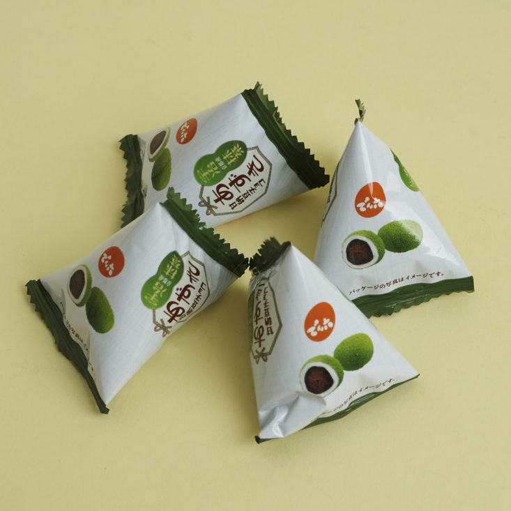 4 packs of Matcha and Chocolate Azuki Beans