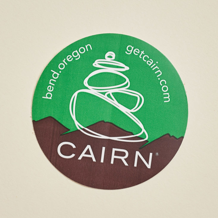 Cairn December 2017 sticker