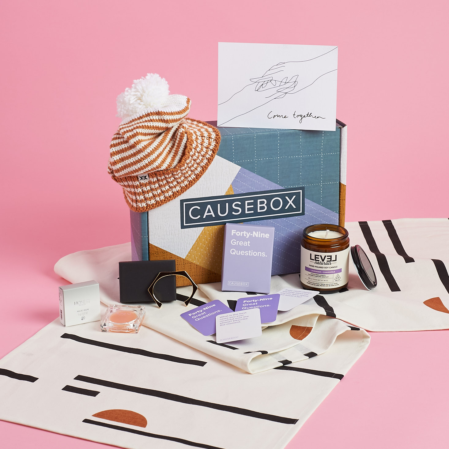all items in the causebox winter january box