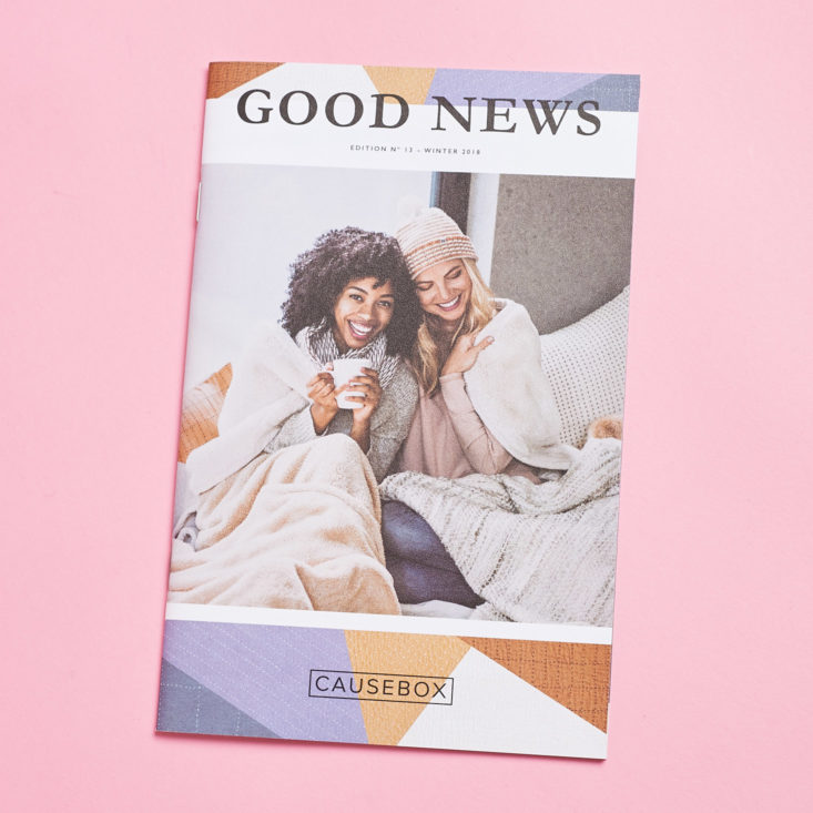 good news causebox mini magazine