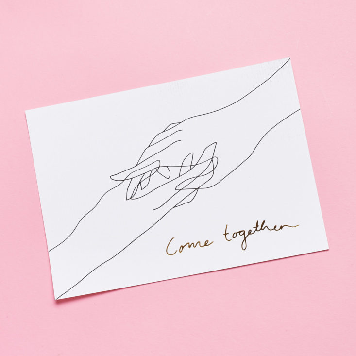 come together line drawing art