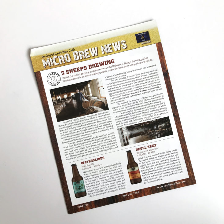 Craft Beer Club Box December 2017 - Micro Brew News