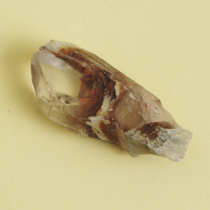 another side of lemurian amphibole quartz