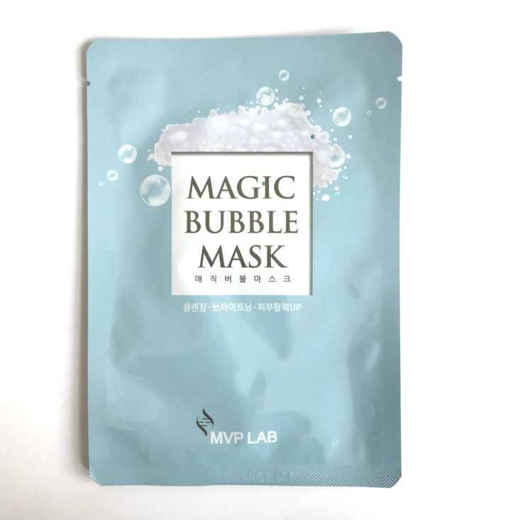 Facetory Seven Lux Box January 2018 - MVP Lab Magic Bubble Mask