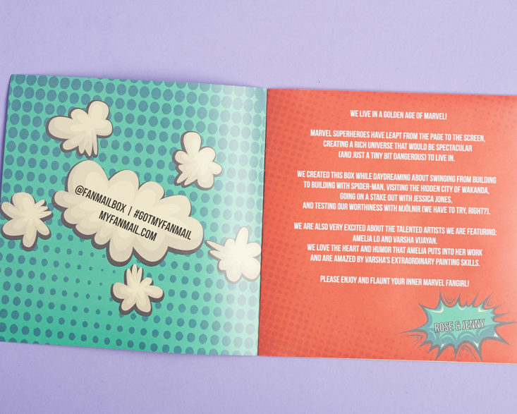 booklet for fanmail december 2017