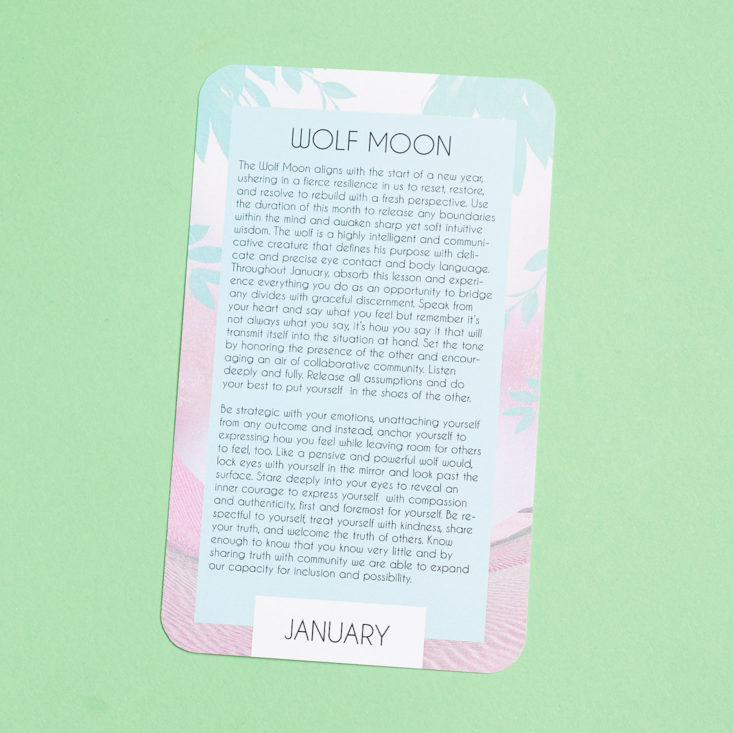 wolf moon description