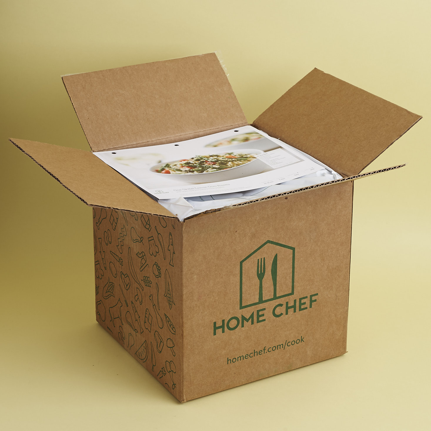 home chef unboxing