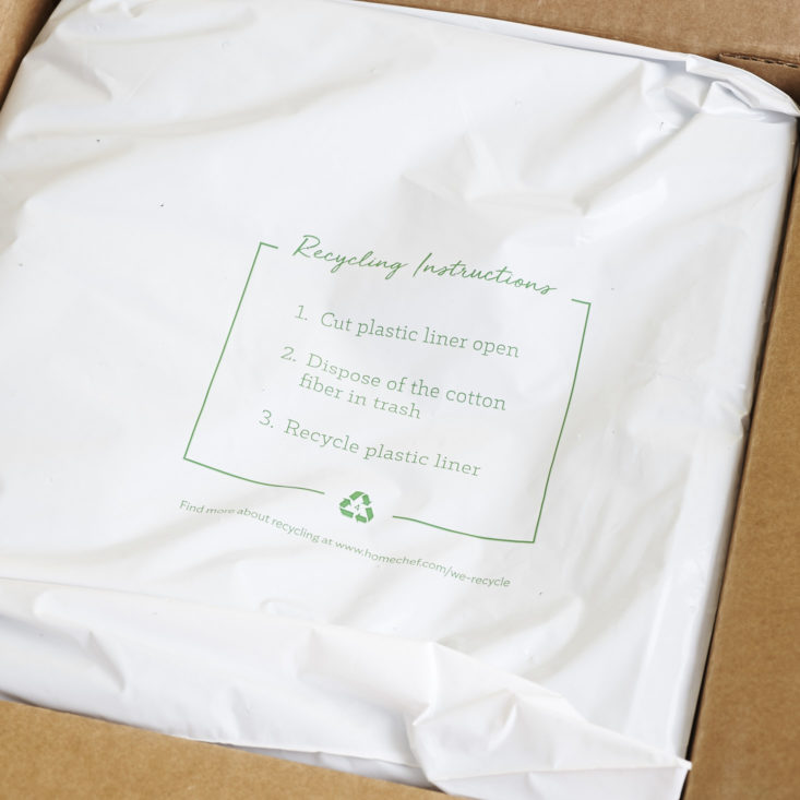 home chef packaging