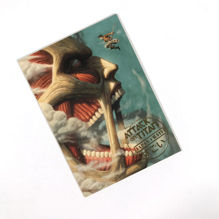 Japan Crate Premium Attack on Titan January 2018 - Collectable Card