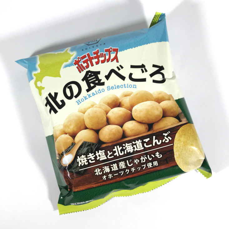 Japan Crate Premium Attack on Titan January 2018 - Potato Chips Salt and Hokkaido Konbu