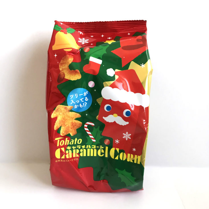 Japan Crate Premium Box - December 2017 - Christmas Caramel Corn