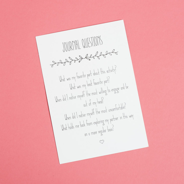 modern love box info card