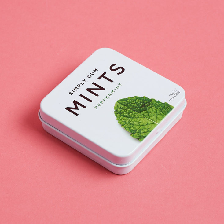 tin of mints