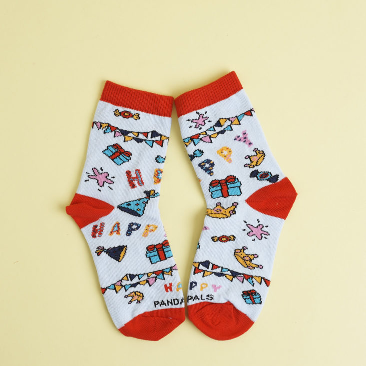 Panda Pals Kid_s Socks Box January 2018 First Sock Detail 