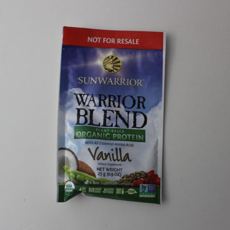 Sun Warrior Warrior Blend Plant-Based Organic Protein (vanilla, 25g) 