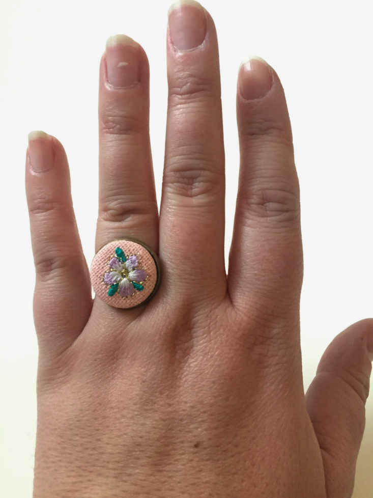 Embroidered Ring