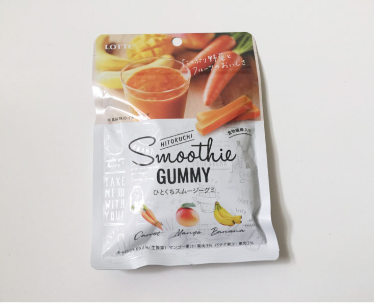 Hitokuchi Smoothie Gummie packaging front