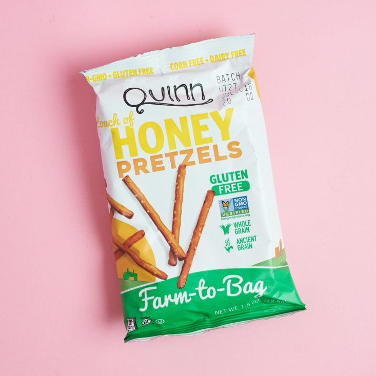 Quinn touch of honey pretzels