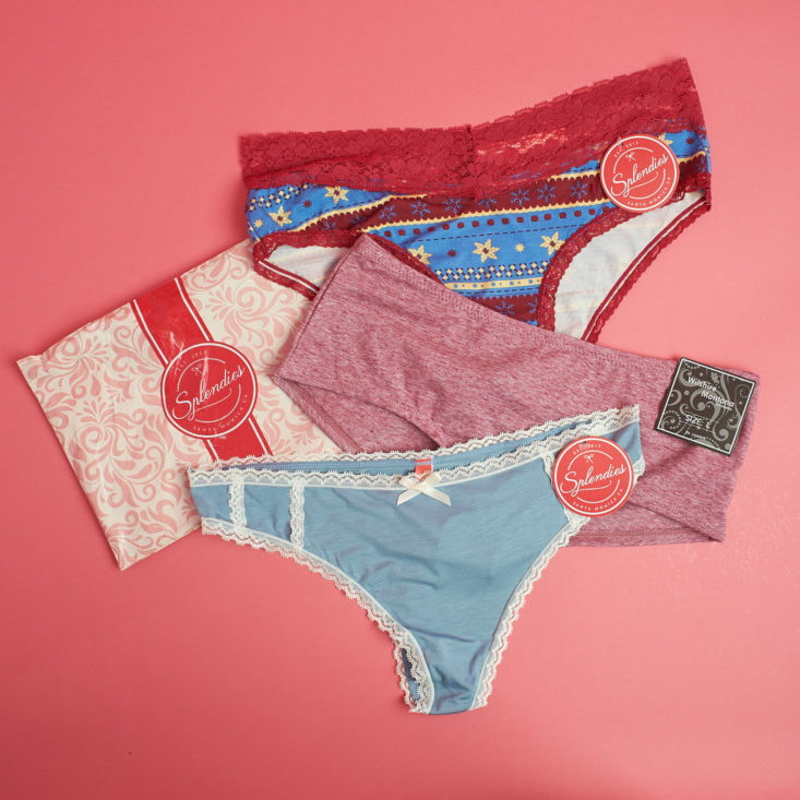 all undies in the splendies december package