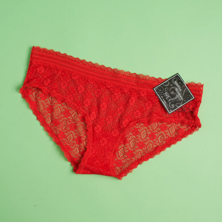 red lace underwear