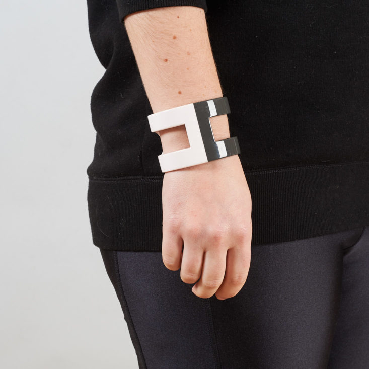 cuff bracelet on model