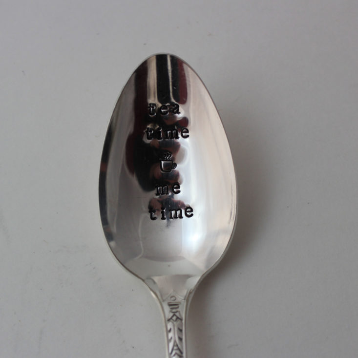 Stamped Tea Spoon from Mountain Bird Banners 