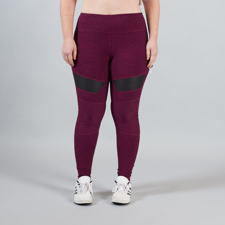 burgundy leggings