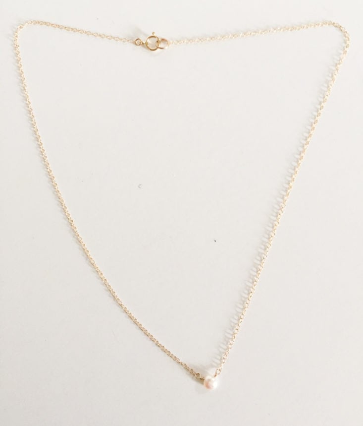 14K Gold-Fill Freshwater Pearl Necklace by K. Leone Designs