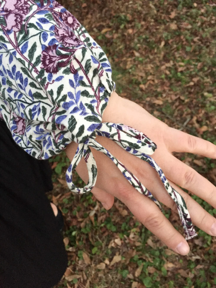 Banded Bottom Peasant Top by Lucky Brand 