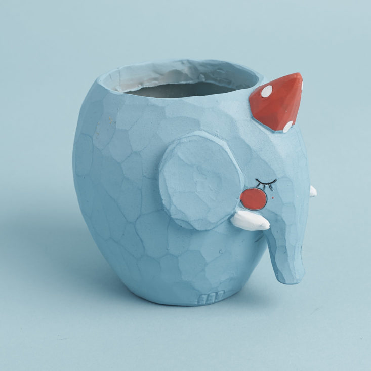 other side of Elephant Planter