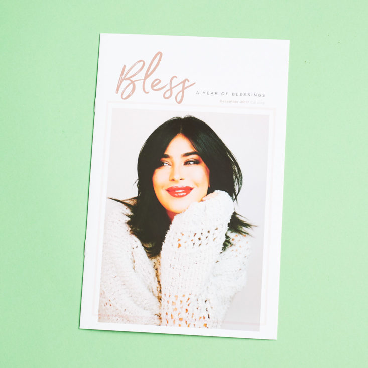 Info booklet for Bless Box December 2017