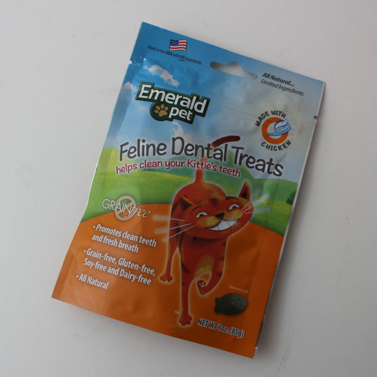 Emerald Pet Feline Dental Treats (chicken, 3 oz)