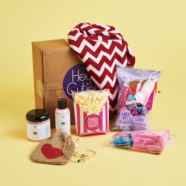 all items in the dot boxx teen february 2018 box