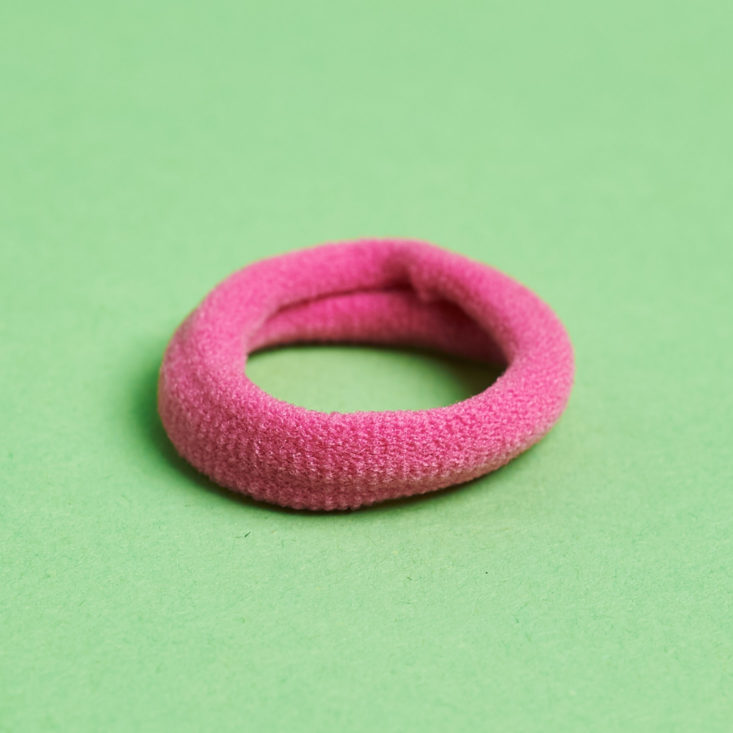 pink hair tie