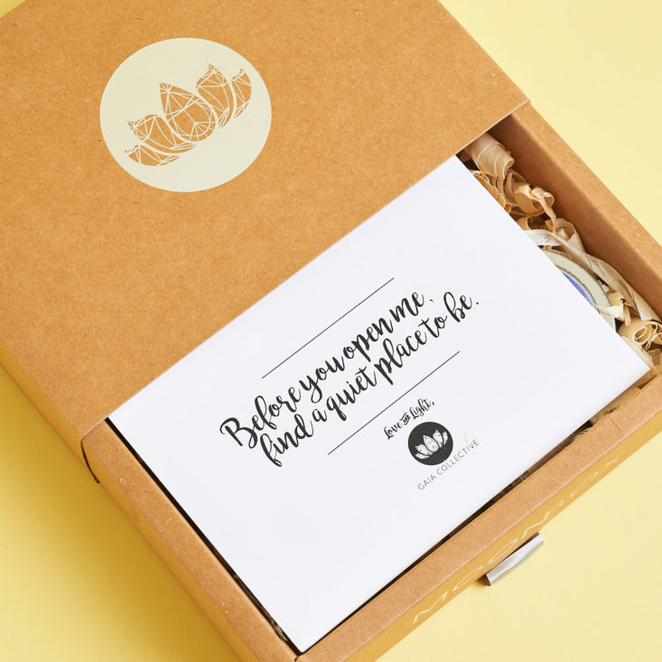 gaia collective moonbox unboxing for february 2018