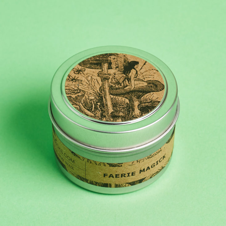 candle in tin