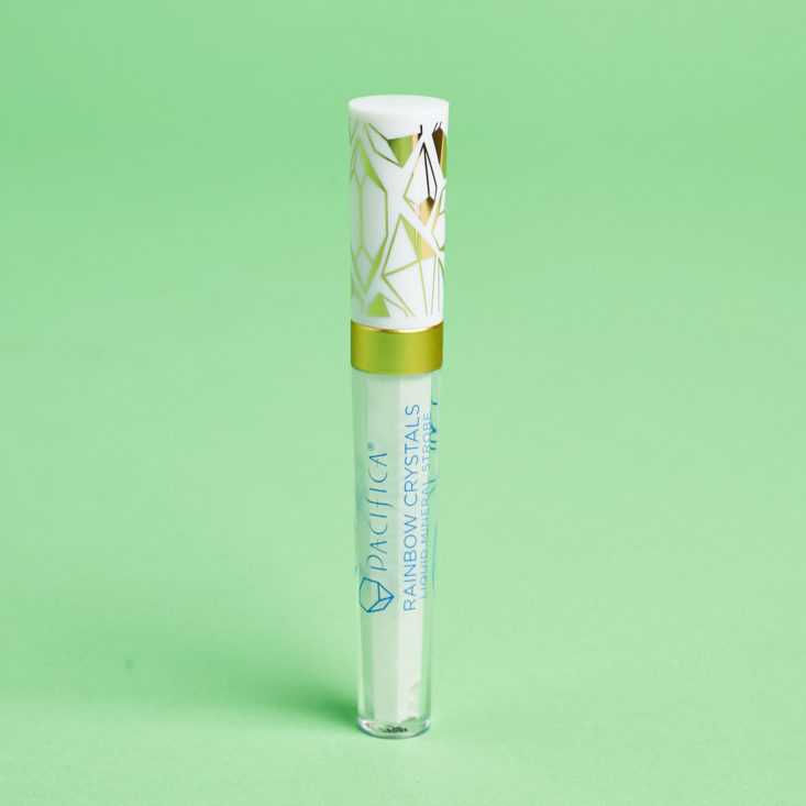 iridescent white lip gloss