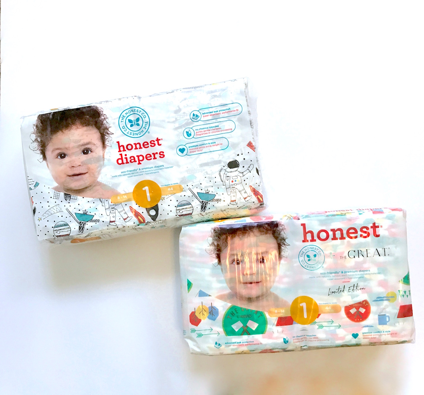 Honest Company January 2018 - size 1 diapers