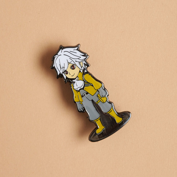 loot anime game on enamel pin