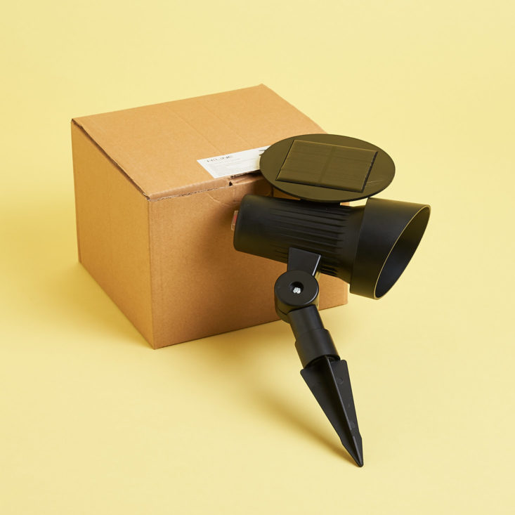solar powered laser sensor
